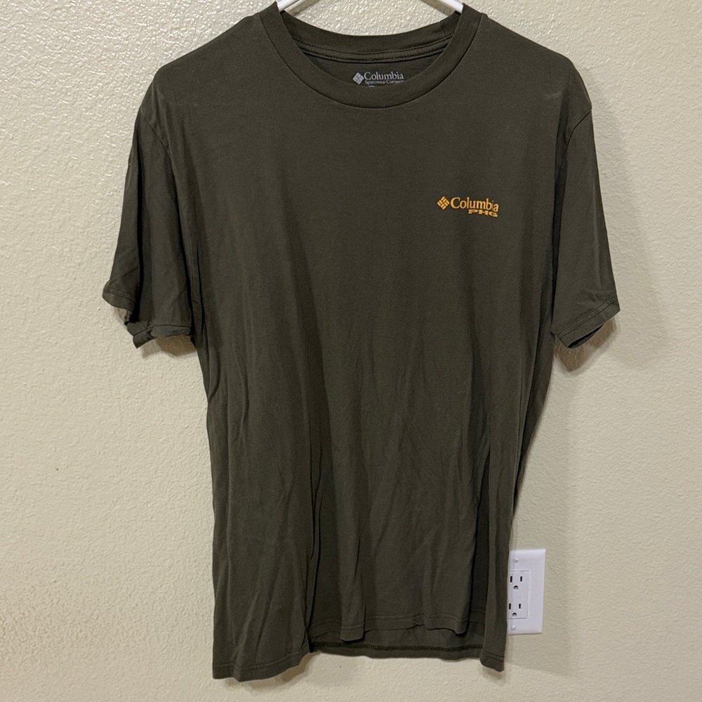 Columbia Olive Green Short Sleeve Tee